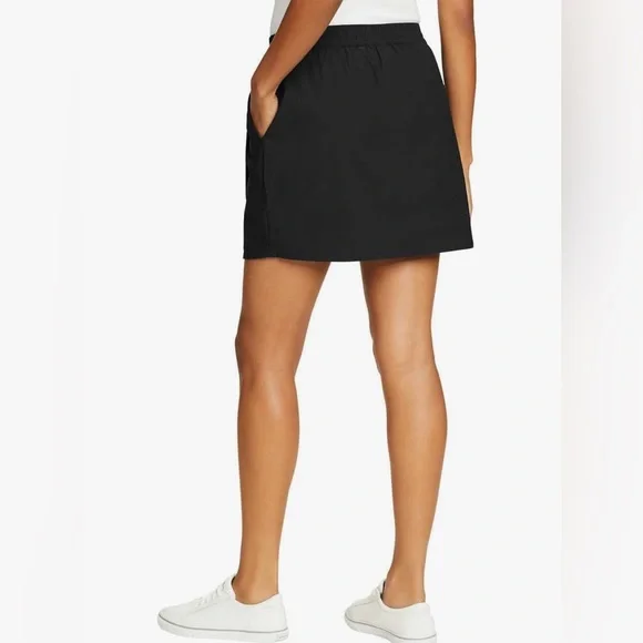 Women’s Eddie Bauer Skort Tulip Hem Black Size L - Picture 4 of 6